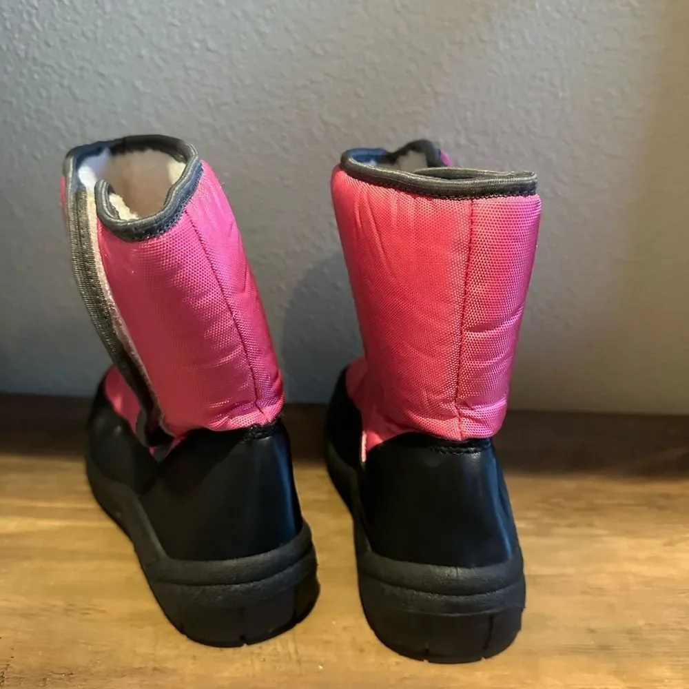 NWOT Big 5 Pink & Black Snow Toddler Girl Boot Size 3